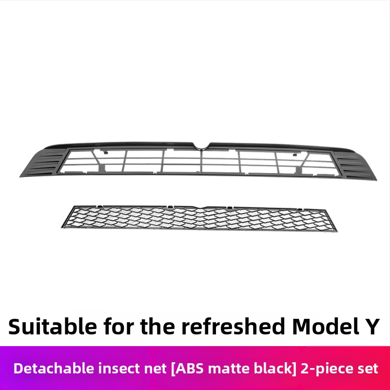 ABS YS-01 Centrinis tinklo įsiurbimo gaubtas ir vandens bakas, suderinama su 6 vietų Tesla atnaujintu Model Y/3/YL, nuimamas vabzdžių ekranas