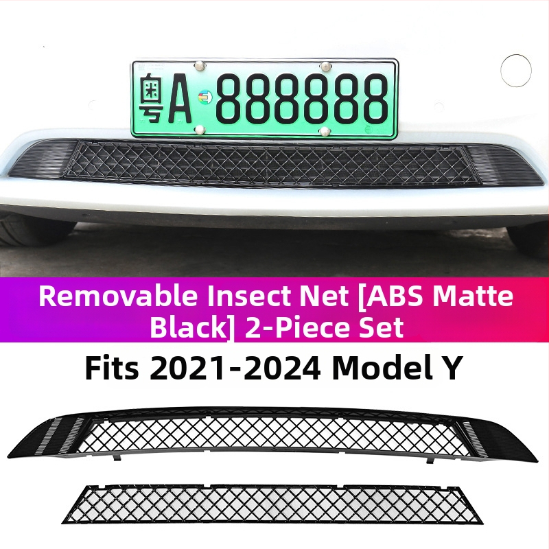 ABS YS-01 Centrinis tinklo įsiurbimo gaubtas ir vandens bakas, suderinama su 6 vietų Tesla atnaujintu Model Y/3/YL, nuimamas vabzdžių ekranas
