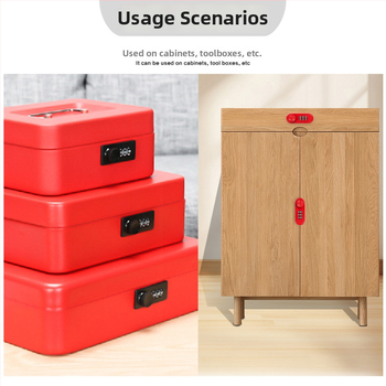 Tsinkisulamiga digitaalne mehhaaniline sahtli-lukk (Mudelid: 5016/5005/5012/5018) – sobib tööriistakastidele, mööblile, postkastidele, kosmeetika karpidele ja kingituskarpidele