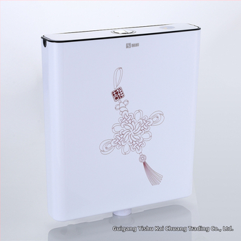 Klozeto plovimo bakelis klozetui klektojo - PP medžiaga, 4-8L plovimas, rankinis valdymas, sieninis drenažas, Essence Antelope