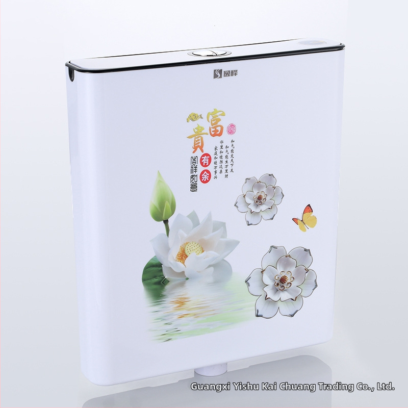 Klozeto plovimo bakelis klozetui klektojo - PP medžiaga, 4-8L plovimas, rankinis valdymas, sieninis drenažas, Essence Antelope