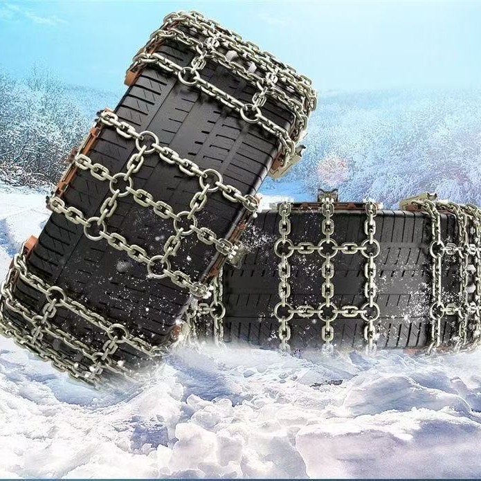 Terasest auto rehvi libisemisvastane ahel, jääl ja lumes, universaalne sobivus SUV-idele ja sedanidele, kohandatav, sobib rehvidele 145–285