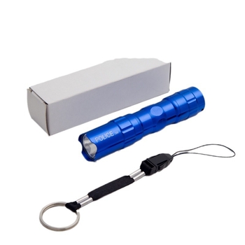 Lanternă LED mică, din aliaj de aluminiu, impermeabilă, baterie AA, rază 50–100 m