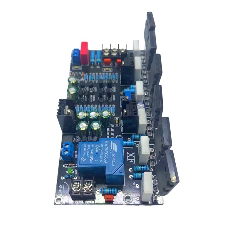 Mono 300W stiprintuvo plokštė 1943+5200 pramoninei automatizacijai su garsiakalbio apsauga