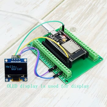 ESP32 plėtinio plokštė 38-pin, belaidis WiFi ir Bluetooth, dviejų branduolių CPU, žemas energijos suvartojimas