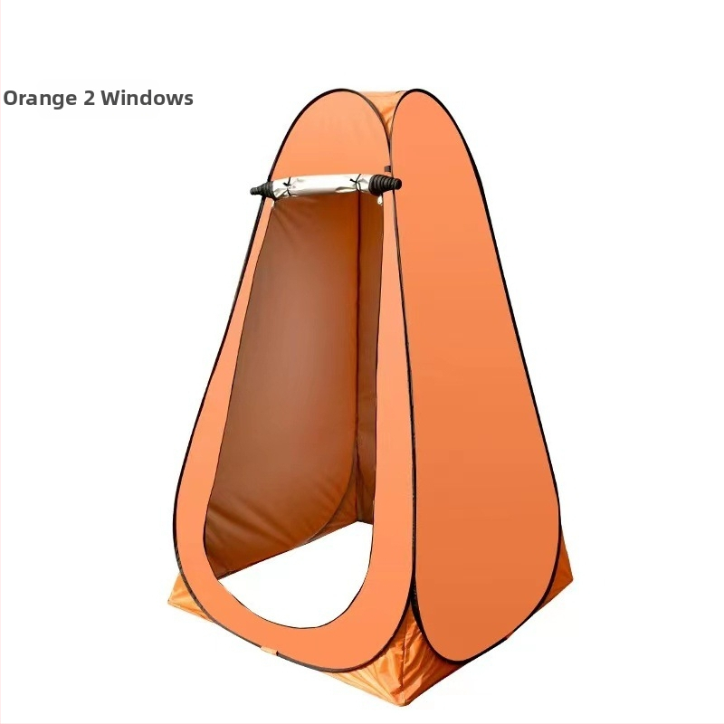 Lauko dušo palapinė su persirengimo zona, nešiojama sulankstoma vonios palapinė kempingui, 190T poliesteris, greitas montavimas, atsparumas vandeniui <1000 mm
