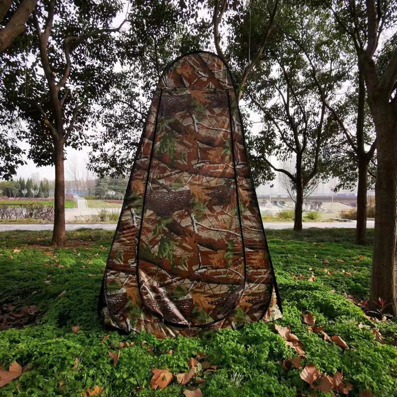 Σκηνή εξωτερικού ντους με χώρο αλλαγής, φορητή, πτυσσόμενη σκηνή μπάνιου για κάμπινγκ, 190T πολυεστέρας, γρήγορη εγκατάσταση, αδιάβροχη απόδοση <1000 mm