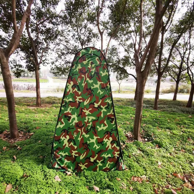 Σκηνή εξωτερικού ντους με χώρο αλλαγής, φορητή, πτυσσόμενη σκηνή μπάνιου για κάμπινγκ, 190T πολυεστέρας, γρήγορη εγκατάσταση, αδιάβροχη απόδοση <1000 mm