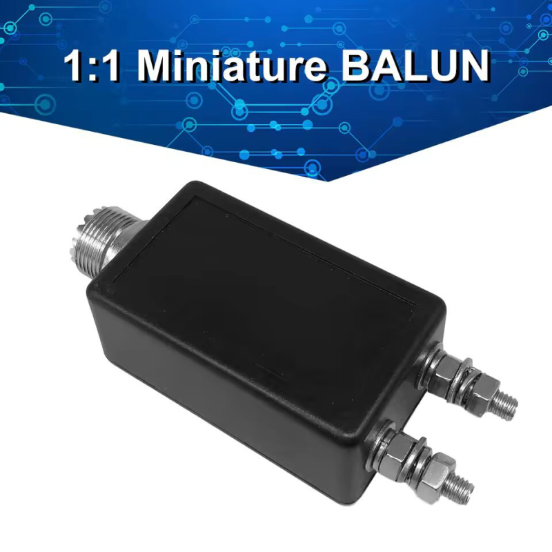1:1 balunas, kompaktiškas, 3–30 MHz RF suderinamas