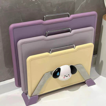 Integruota pjaustymo lenta su integruotu saugojimo skyriumi vaisiams ir kūdikiams – plastikas, prekinis ženklas Superglume, sulankstoma, priešslydinė, atspari pelėsiui