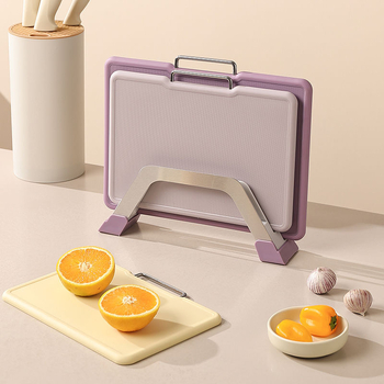 Integruota pjaustymo lenta su integruotu saugojimo skyriumi vaisiams ir kūdikiams – plastikas, prekinis ženklas Superglume, sulankstoma, priešslydinė, atspari pelėsiui