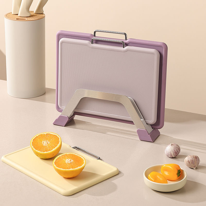 Integruota pjaustymo lenta su integruotu saugojimo skyriumi vaisiams ir kūdikiams – plastikas, prekinis ženklas Superglume, sulankstoma, priešslydinė, atspari pelėsiui