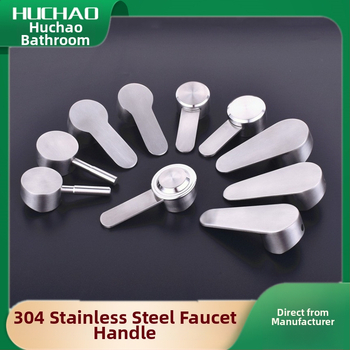 Kranų rankenėlė, 304 nerūdijančio plieno, pritaikoma, maišymo vožtuvui praustuvei ir dušai, Yellow Nest, modernus paprastas stilius