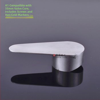 Kranų rankenėlė, 304 nerūdijančio plieno, pritaikoma, maišymo vožtuvui praustuvei ir dušai, Yellow Nest, modernus paprastas stilius