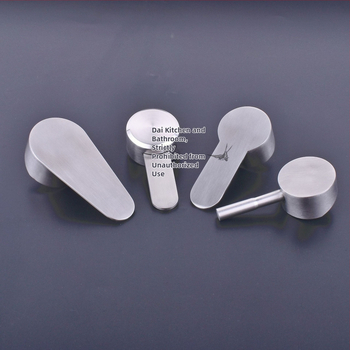 Kranų rankenėlė, 304 nerūdijančio plieno, pritaikoma, maišymo vožtuvui praustuvei ir dušai, Yellow Nest, modernus paprastas stilius