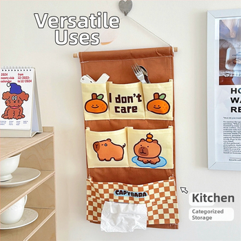 Visiaca taška na uskladnenie - viacúčelová, materiál imitácia velúru, na stenu alebo do šatníka, spálňové uloženie