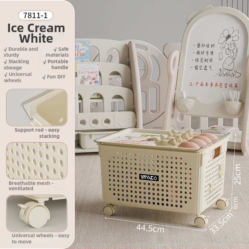 Chongfa plastinė žaislų laikymo dėžė su logotipu, modernus minimalistinis dizainas, pritaikoma