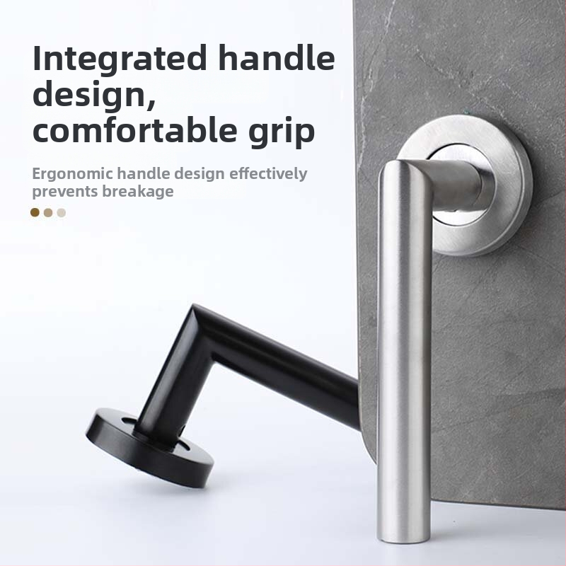 Xiong Kaijie nerūsējošā tērauda iekšdurvju slēdzene ar rokturi – iekšdurvju slēdzene, mūsdienīgs stils