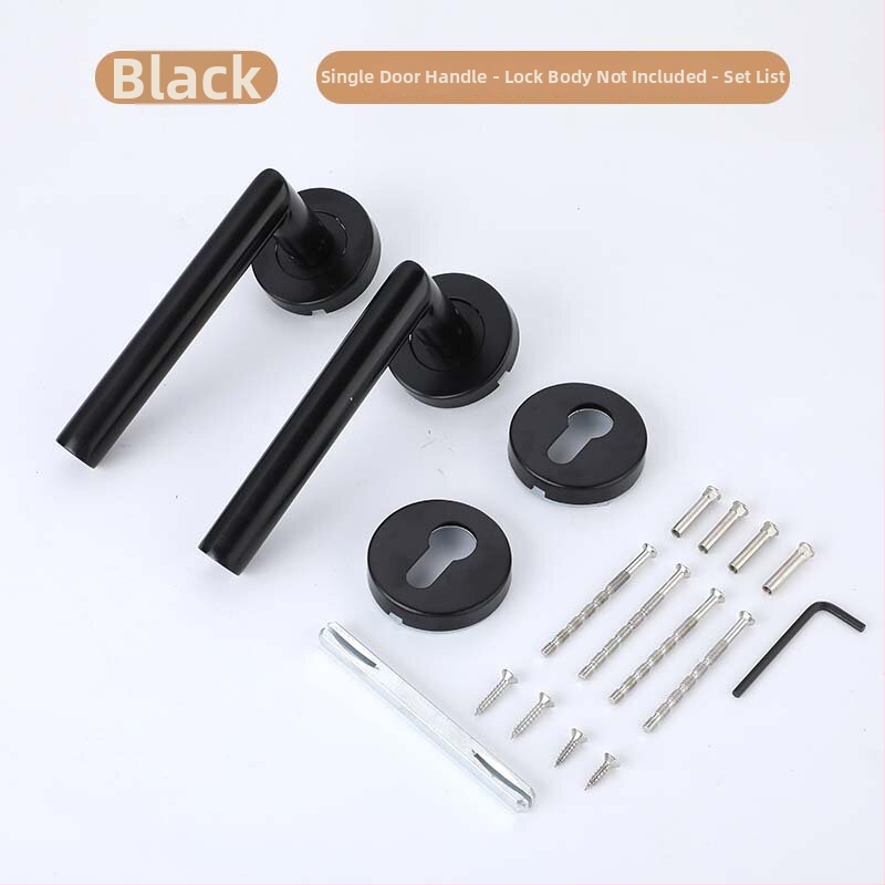 Xiong Kaijie nerūdijančio plieno vidaus durų rankena su spyna – vidaus durų spyna, šiuolaikiškas stilius