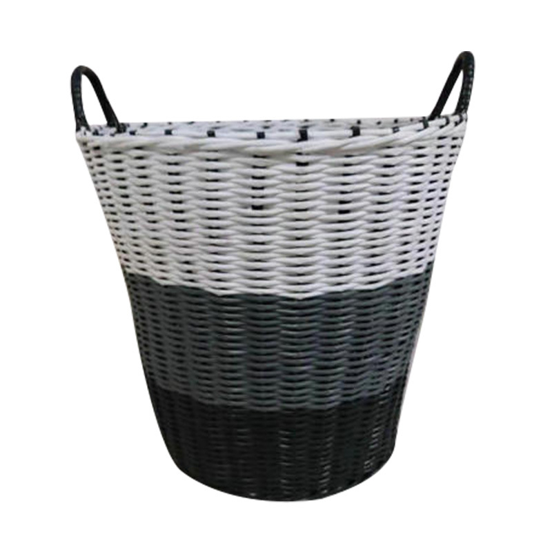 Plastični pleteni koš za rublje za prljavu odjeću