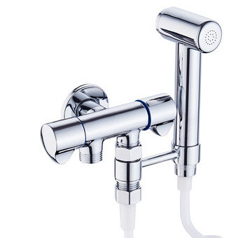 Tualeti pihustuspüstol, vaskkorpus, seinale paigaldatav, mudel Toilet companion, sisemine diameeter 2, CE sertifikaat