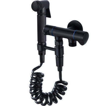 Tualeti pihustuspüstol, vaskkorpus, seinale paigaldatav, mudel Toilet companion, sisemine diameeter 2, CE sertifikaat