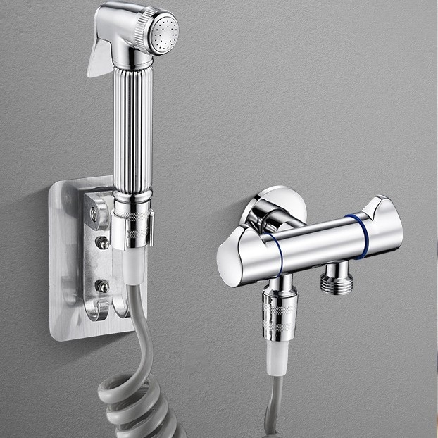 Tualeti pihustuspüstol, vaskkorpus, seinale paigaldatav, mudel Toilet companion, sisemine diameeter 2, CE sertifikaat