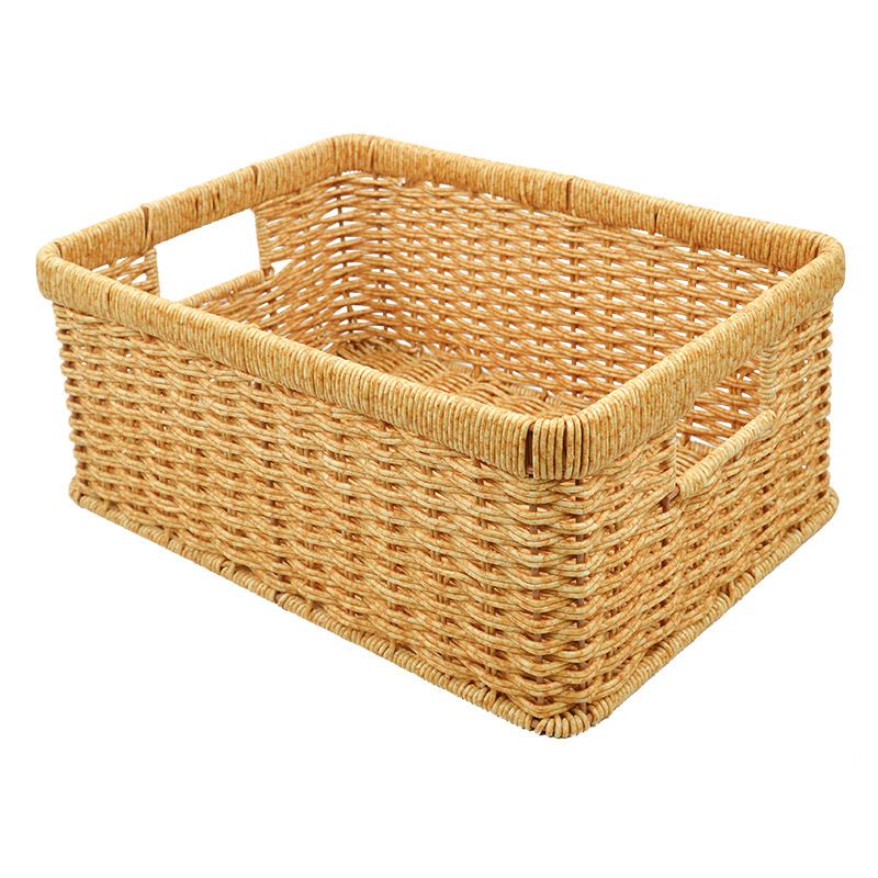 Cos de depozitare PP pentru birou, organizator de birou, lucrat manual, model 1028, Huangtu Process, pentru cărți și reviste, stil modern minimalist