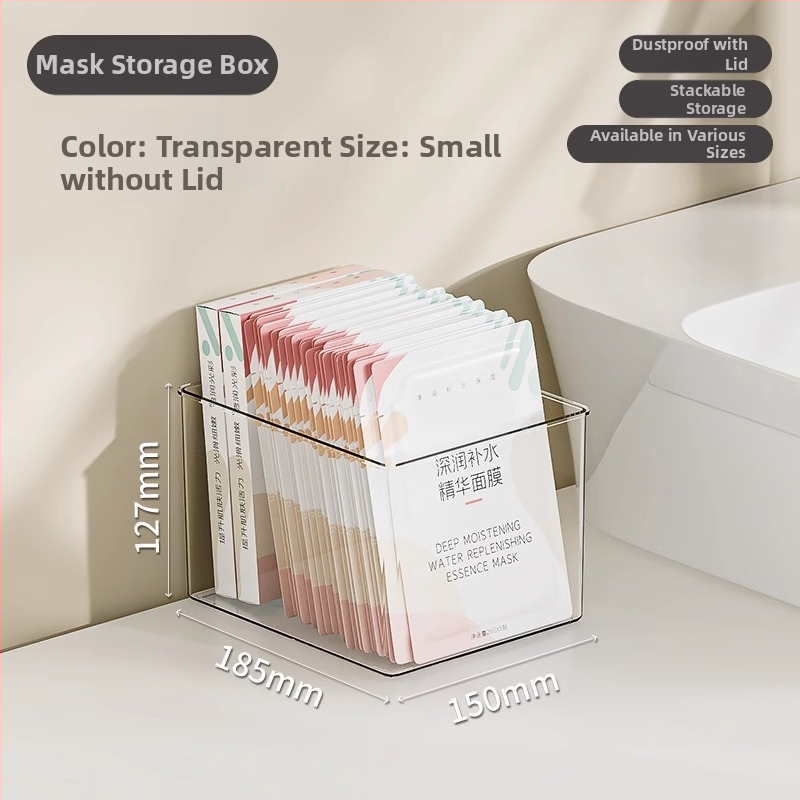 Kosmetikos laikymo dėžutė, akrilinis stalinis organizatorius odos priežiūrai, didelė talpa, Egarda