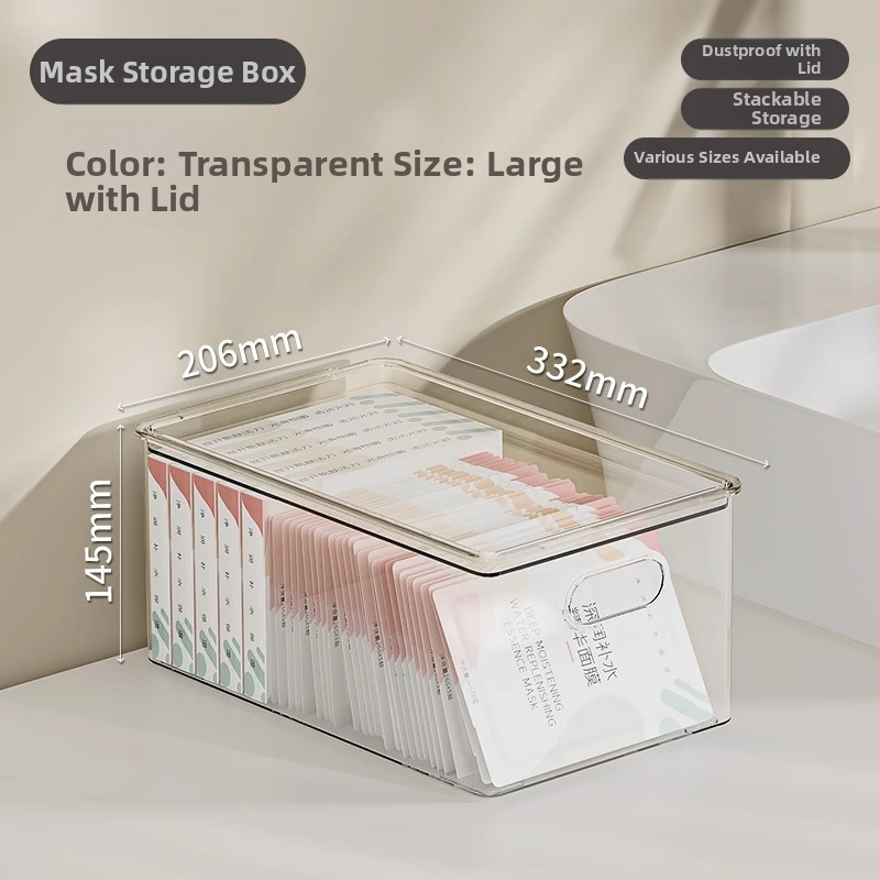 Kosmetikos laikymo dėžutė, akrilinis stalinis organizatorius odos priežiūrai, didelė talpa, Egarda