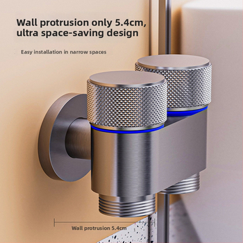 Tualeto komplektas su purškimo pistole ir čiaupo išplėtikliu, nerūdijantis plienas, Luyu prekinis ženklas, lengvas prabangos stilius