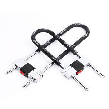 Încuietoare tip mortise Yuema 735; Material: Aluminiu; Cu cheie; Aplicații: depozite, magazine, motociclete; Montare: suspendată