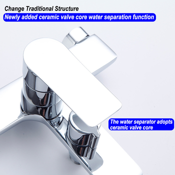 Τριπλό σετ ντους από χαλκό με κρυφή εγκατάσταση – μοντέλο dcf-1011, λειτουργίες ψεκασμός, μασάζ, αφρός και βροχή