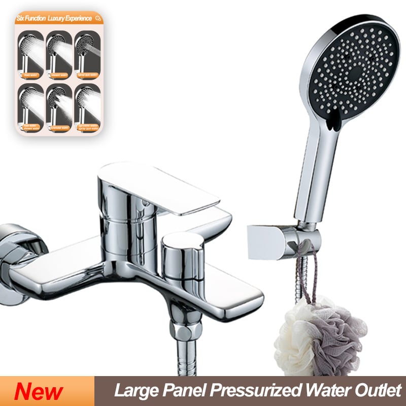 Τριπλό σετ ντους από χαλκό με κρυφή εγκατάσταση – μοντέλο dcf-1011, λειτουργίες ψεκασμός, μασάζ, αφρός και βροχή