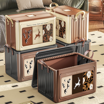 Κουτί αποθήκευσης PP, χρησιμοποιημένο, με χερούλι, αναδιπλούμενο, αδιάβροχο, φορητό, πολυλειτουργικό με διαχωριστικά