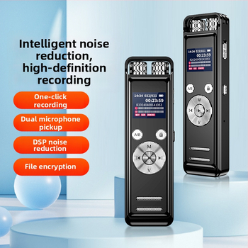 Įrašymo rašiklis ZD43B — WAV formatas, 5700 įrašų laikas, 10 m diapazonas, USB 2.0, korpusas iš cinko lydinio