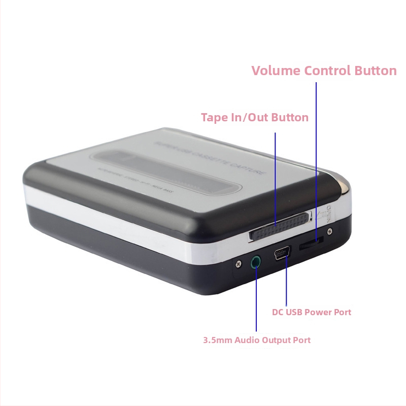 USB kasetes pārveidotājs MP3 – Modelis 218, izlaide 2010, 5V, 5W, 2.0 kanāli