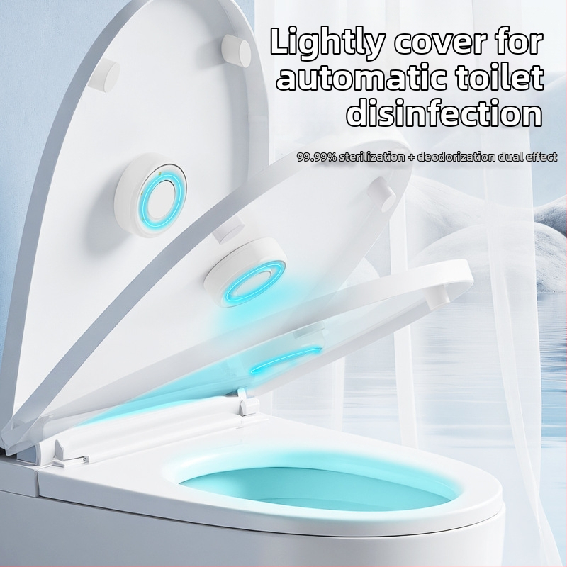 Toiletės UV sterilizacijos lemputė, mažas automatinis dezodoruojantis ir dezinfekuojantis įrenginys, Agada, indukcinis jungiklis, ABS + ličio baterija, 220V, 50 metų tarnavimo laikas