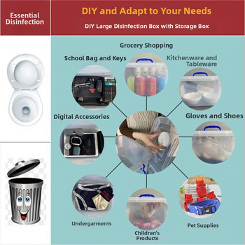 Tualeto dezinfekcijos lemputė XQI-0208, 5V, 1.5W, TYPE-C maitinimas, laikmatis iki 2 valandų