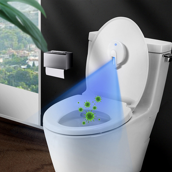 Tualeto dezinfekcijos lemputė XQI-0208, 5V, 1.5W, TYPE-C maitinimas, laikmatis iki 2 valandų