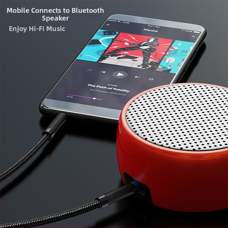 RXIX Luo 4-kanālu 3,5 mm audio kabelis, vīrietis-vīrietis, zeltīti kontakti, vara vadītājs