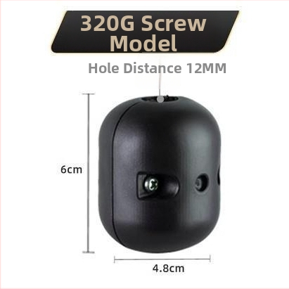 Ištraukiamo krano priedas Gravity Ball svoriu, plastikas, atidarymas su rakteliu, paviršius kepimo danga