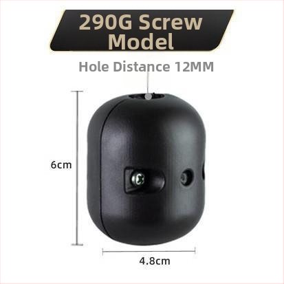 Ištraukiamo krano priedas Gravity Ball svoriu, plastikas, atidarymas su rakteliu, paviršius kepimo danga