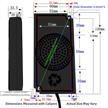 ERQU Koaksialinis Kompozitinis Garsiakalbis – Diafragma be popieriaus, Vidinis magnetas, NS kryptis, Dažnis 15–30000 Hz