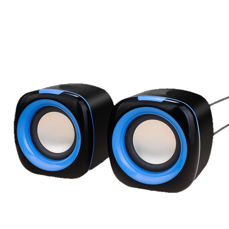 Datoriniai staliniai garsiakalbiai, kabeliniai, su žemų dažnių garsiakalniu, 3D erdvinis garsas