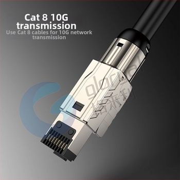 GLORYAL GL-2026cx kristalinė galva iš cinko lydinio Cat8/Cat7/Cat6A, duomenų centras