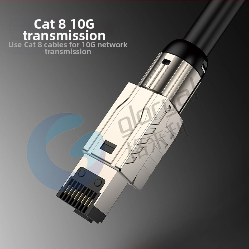 GLORYAL GL-2026cx kristalinė galva iš cinko lydinio Cat8/Cat7/Cat6A, duomenų centras