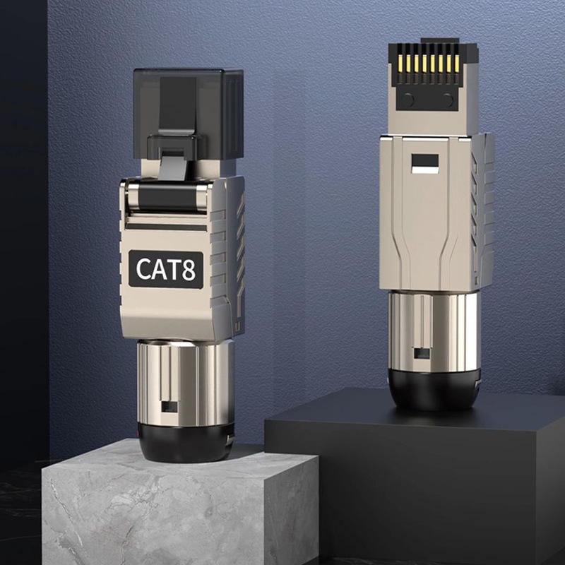 GLORYAL GL-2026cx kristalinė galva iš cinko lydinio Cat8/Cat7/Cat6A, duomenų centras