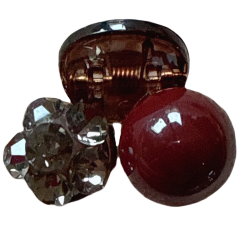 Juukseklips rhinestones, käsitöö, grip-tüüpi, naistele, Šanghai päritolu, kevad 2025, moekas juukse aksessuaar