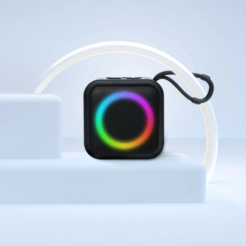 Boxă Bluetooth fără fir cu lampă RGB – Bluetooth 5.3, 3W, baterie încorporată 1000–1200mAh, răspuns în frecvență 100Hz–20kHz, rază de acțiune 10–25m
